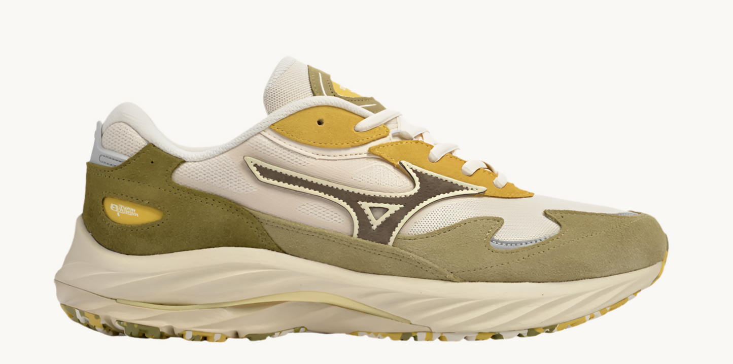 MIZUNO WAVE RIDER 8 KAKI/YELLOW