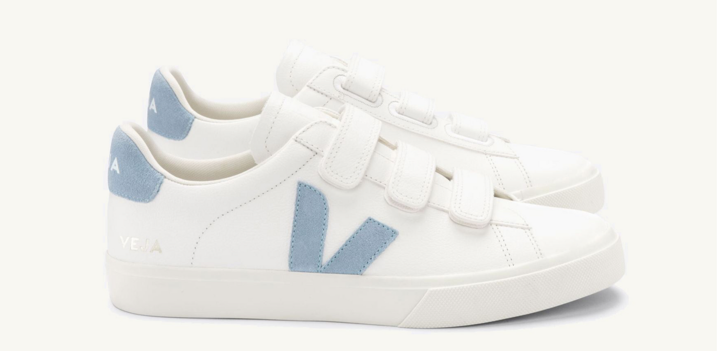 VEJA RECIFE CHROMEFREE WHITE/STEEL