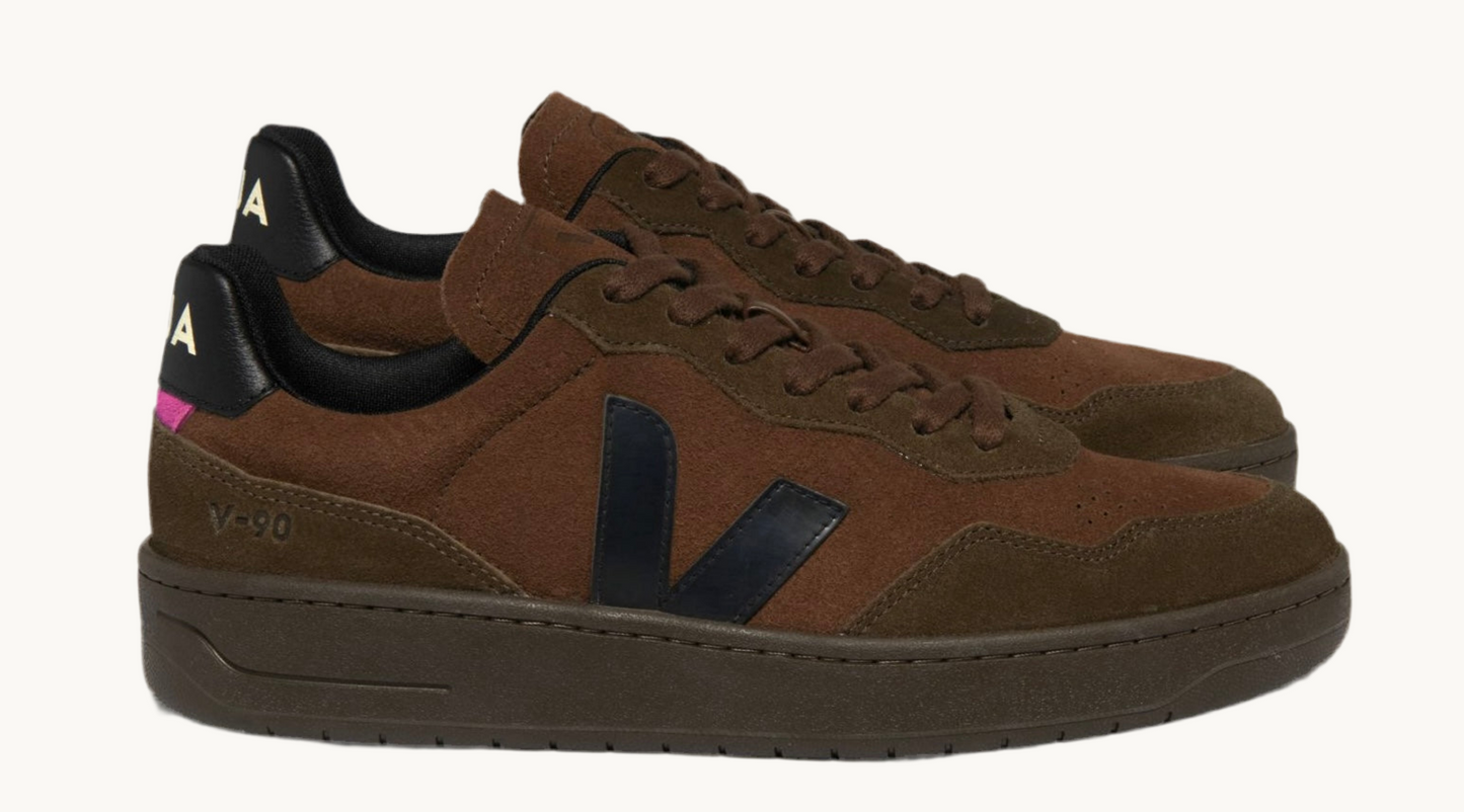 V-90 SUEDE WALNUT/BLACK