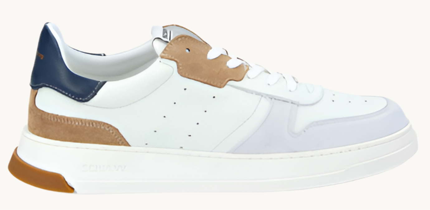 SCHMOOVE ORDER SNEAKER WHITE/SABLE