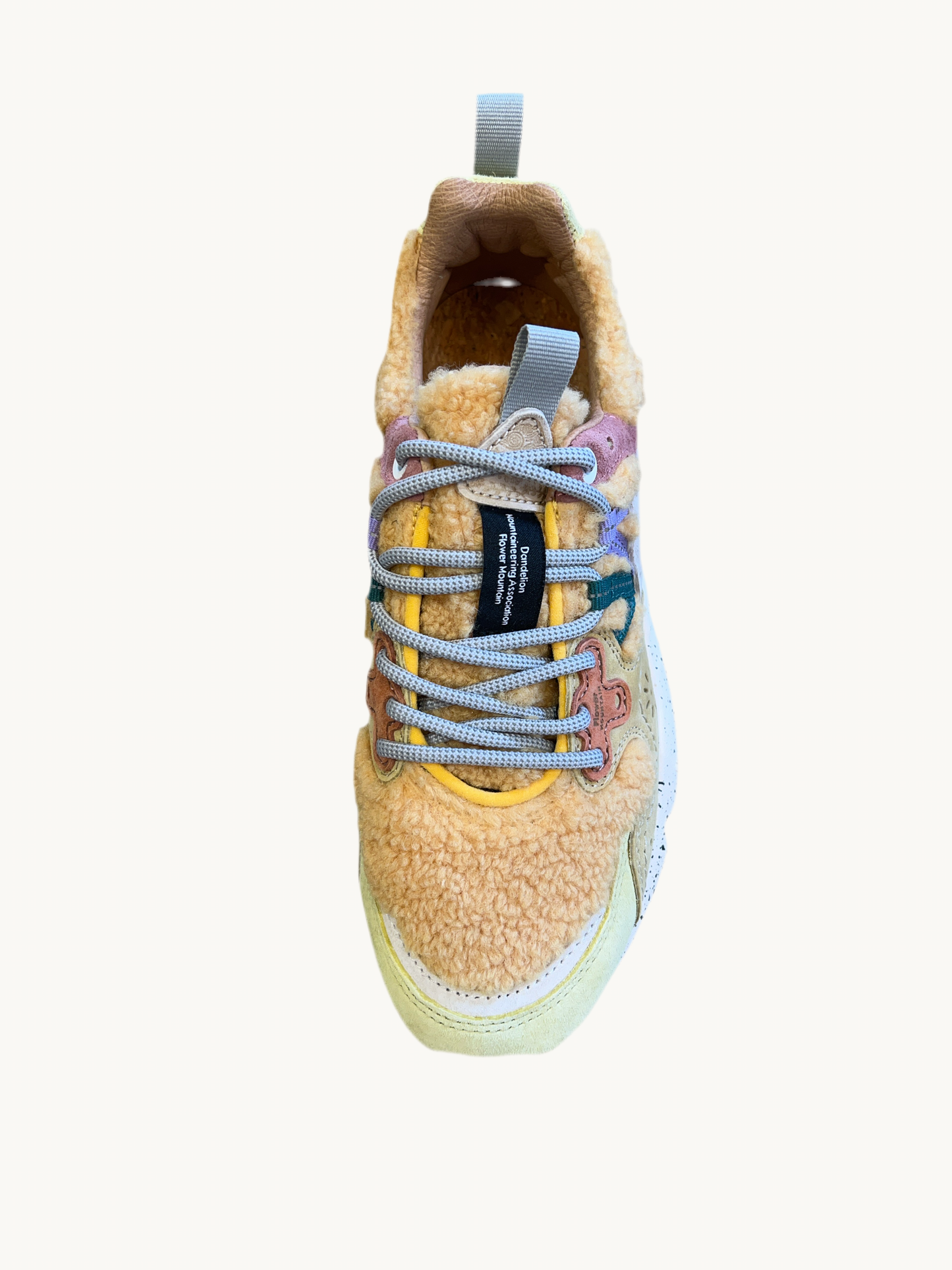 FLOWER MOUNTAIN YAMANO 3 TEDDY VERDINO/CREAM/YELLOW