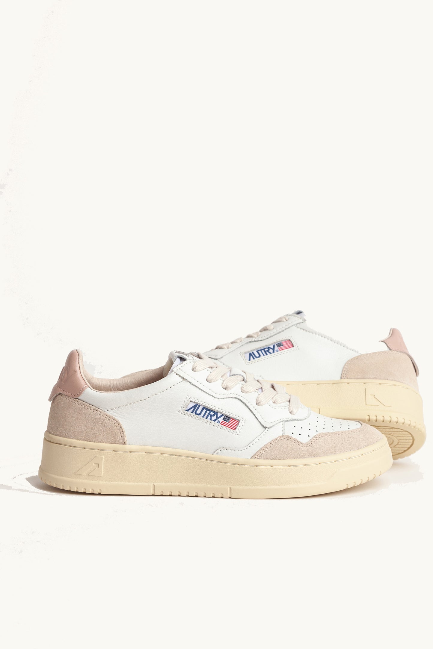 MEDALIST LOW LS58 SUEDE/LEATHER WHITE/PEPPER