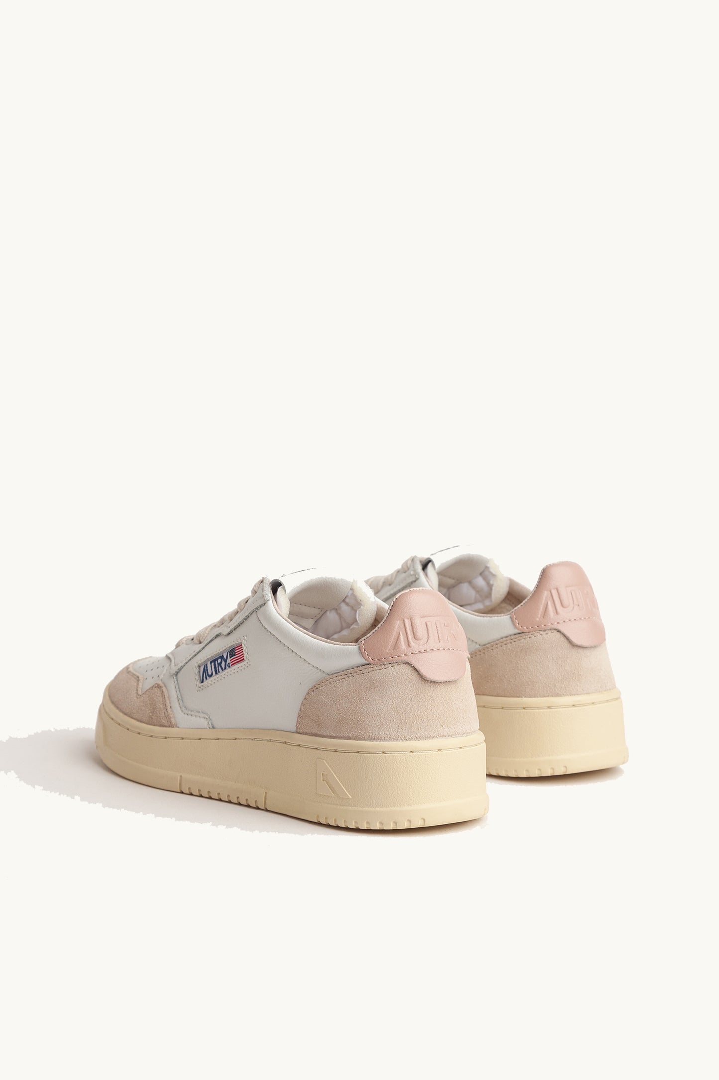 MEDALIST LOW LS58 SUEDE/LEATHER WHITE/PEPPER