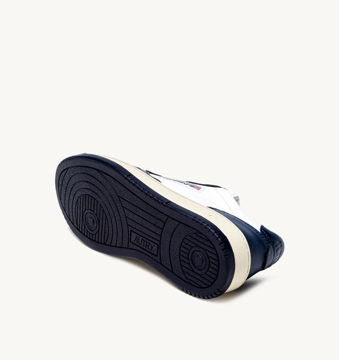 AUTRY WB04 LOW WHITE/NAVY