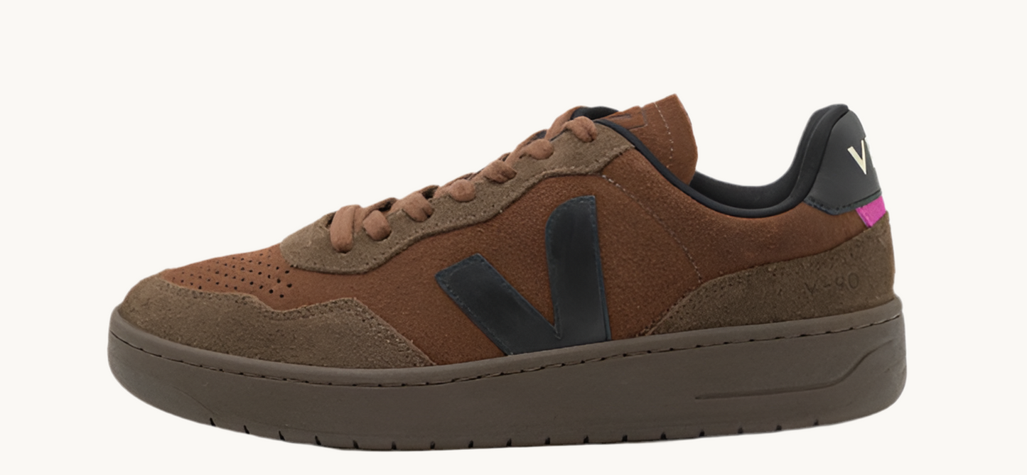 V-90 SUEDE WALNUT/BLACK