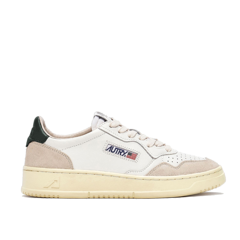 MEDALIST LOW LS56 SUEDE/LEATHER WHITE/MOUNTAIN