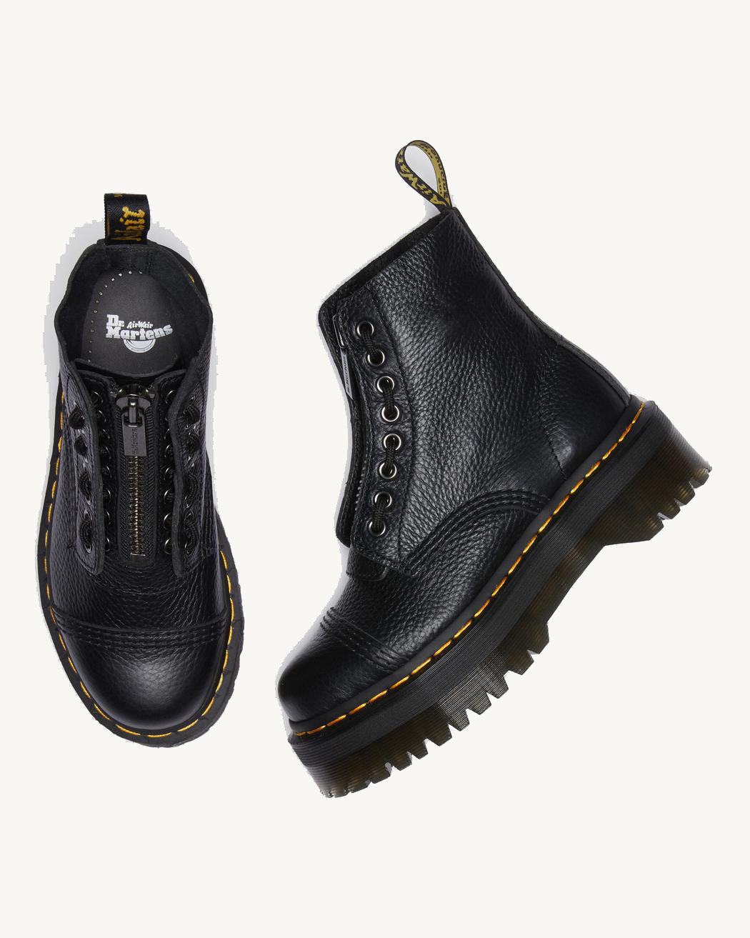 DR MARTENS SINCLAIR PLATFORM MILLED NAPPA BLACK