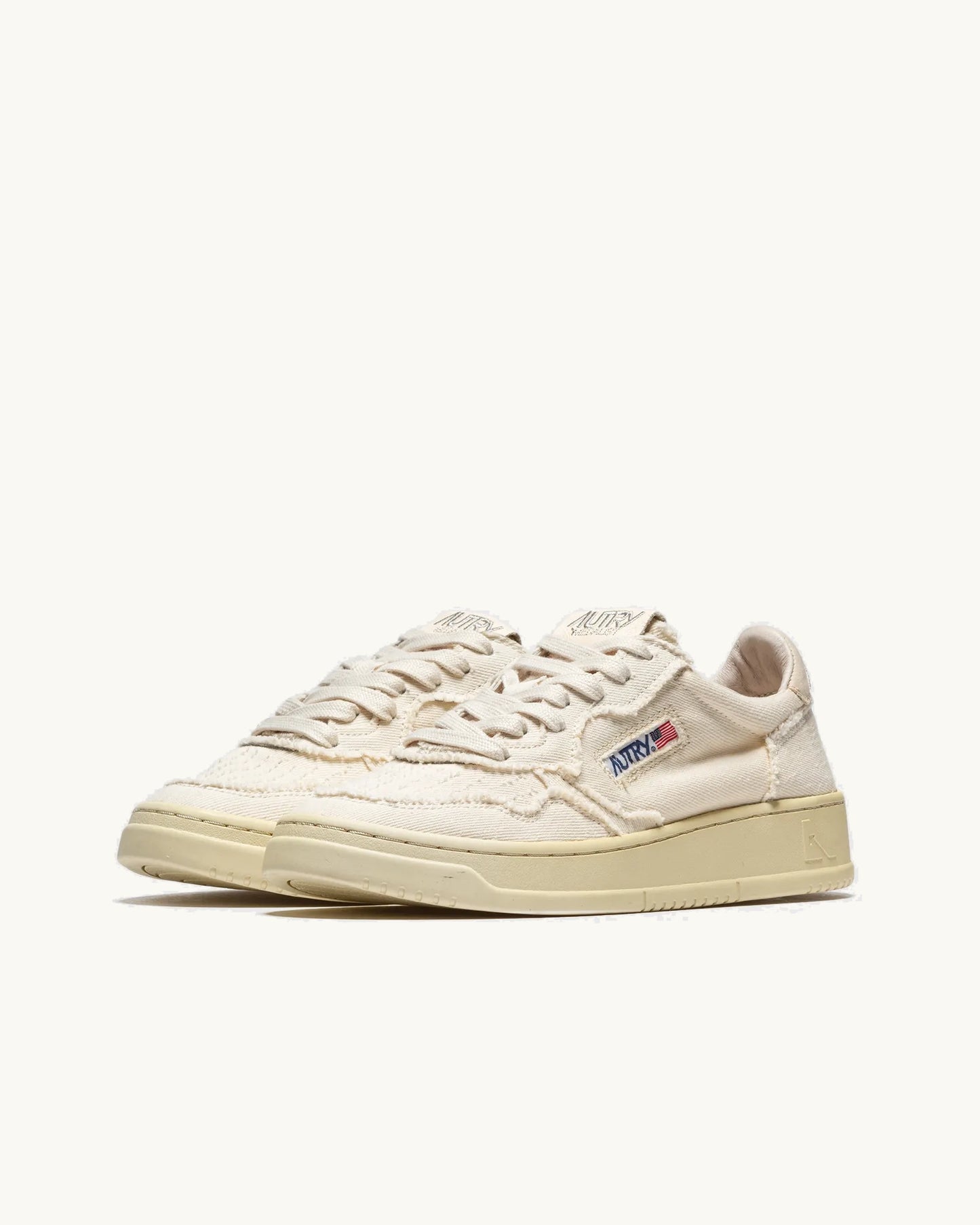 MEDALIST LOW DENIM IVORY