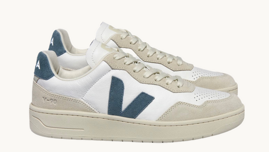 VEJA V-90 LEATHER WHITE/CALIFORNIA