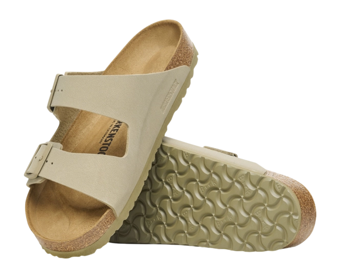 BIRKENSTOCK ARIZONA BIRKO FLOR FADED KHAKI 1027697