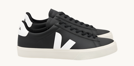 VEJA CAMPO CHROMEFREE BLACK/WHITE