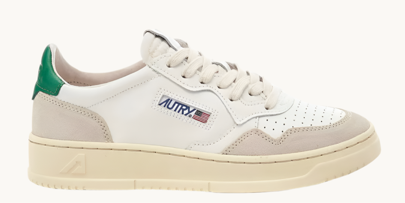AUTRY MEDALIST LS23 WHITE/AMAZON