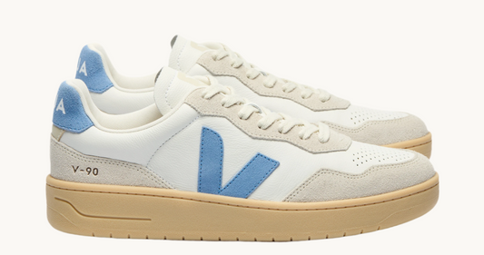 VEJA V-90 EXTRA WHITE/AQUA