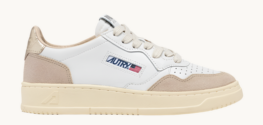 AUTRY LS75 MEDALIST WHITE/GOLD