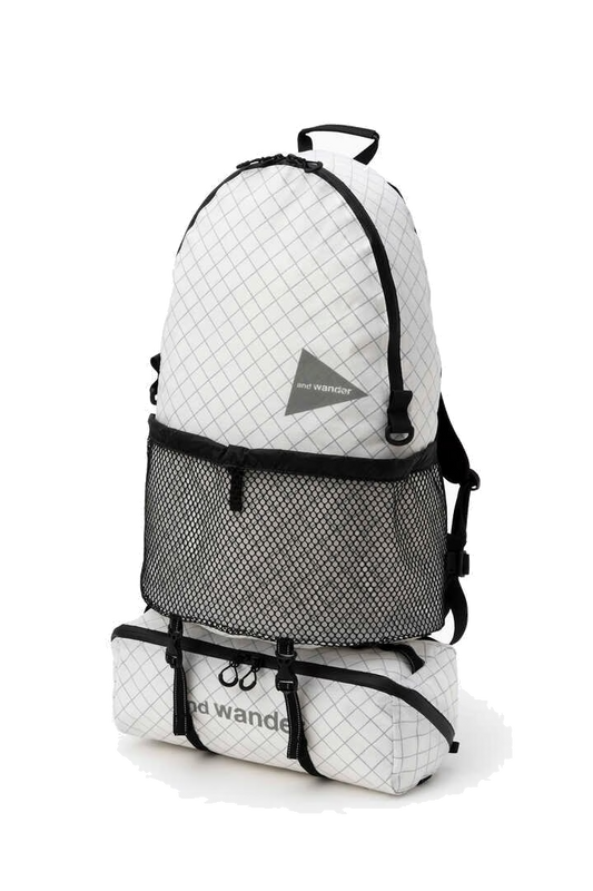 AND WANDER ECOPAK 20L DAYPACK OFF WHITE