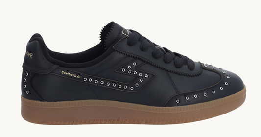 SCHMOOVE SHEFFIELD STUDS NAPPA/STUDS BLACK/SILVER CLOUS