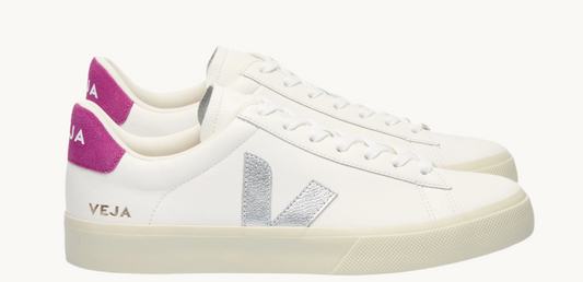 VEJA CAMPO CHROMEFREE WHITE/SILVER/ULTRAVIOLET