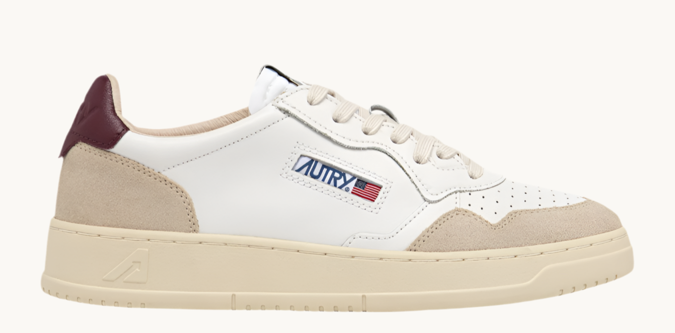 MEDALIST LS03 WHITE/BURGUNDY