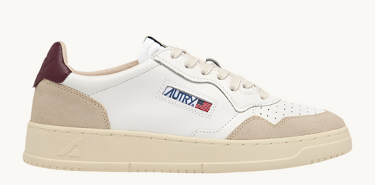 MEDALIST LS03 WHITE/BURGUNDY