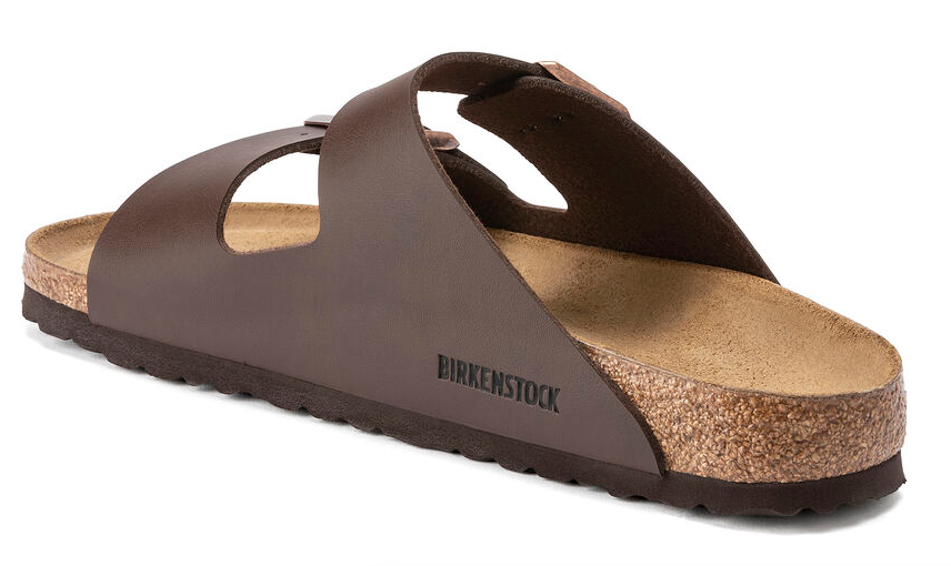 BIRKENSTOCK ARIZONA BIRKO FLOR DARK BROWN 51703