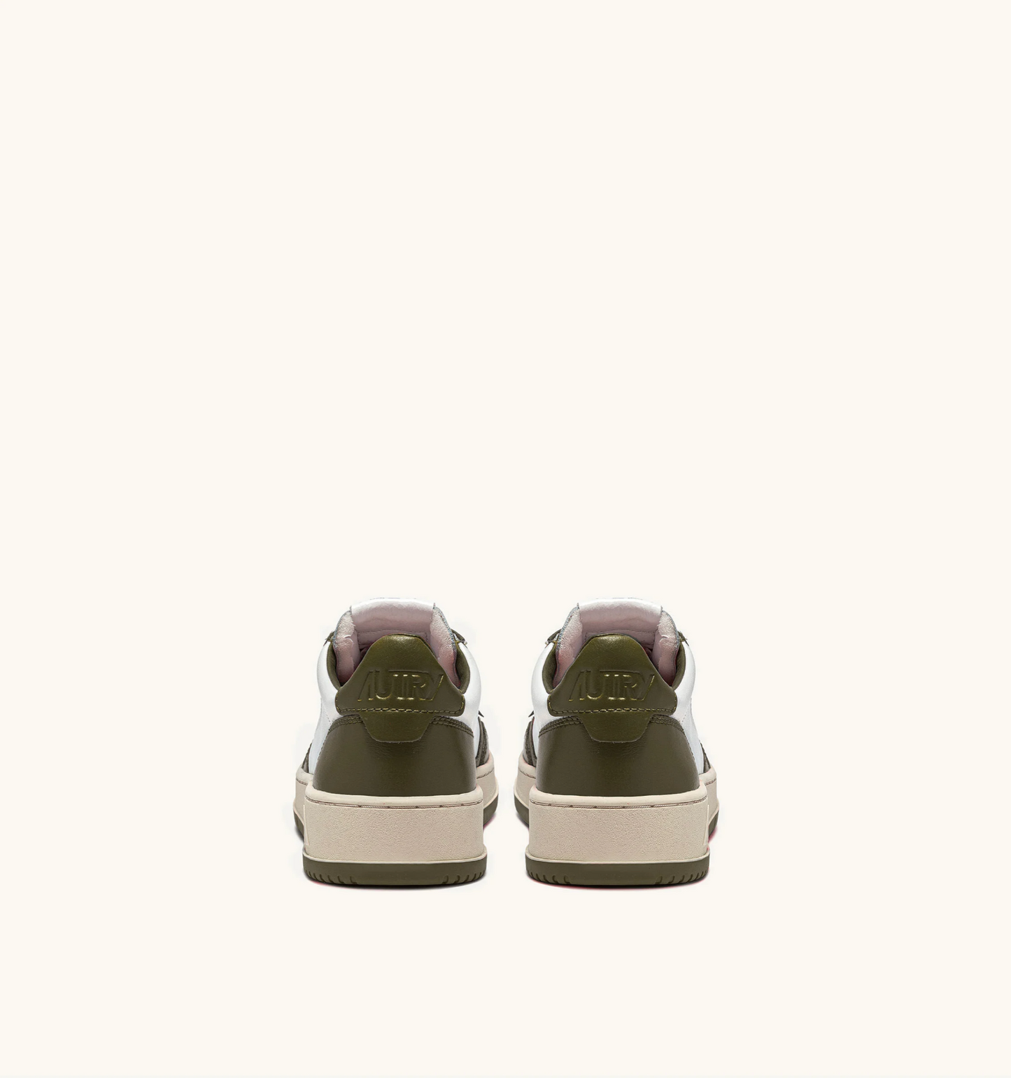 MEDALIST LOW LEATHER WHITE/OLIVE WB33
