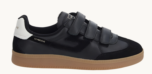 SCHMOOVE SHEFFIELD STARPS NAPPA/SUEDE BLACK