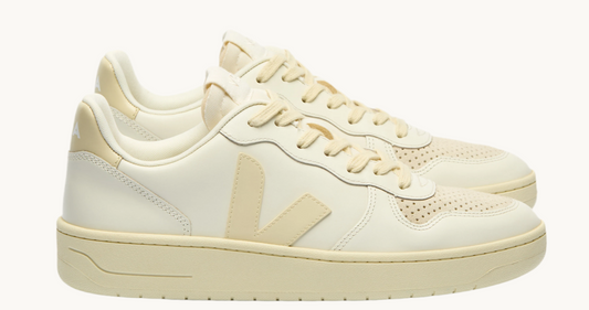 VEJA V-10 LEATHER PURE CALCAIRE
