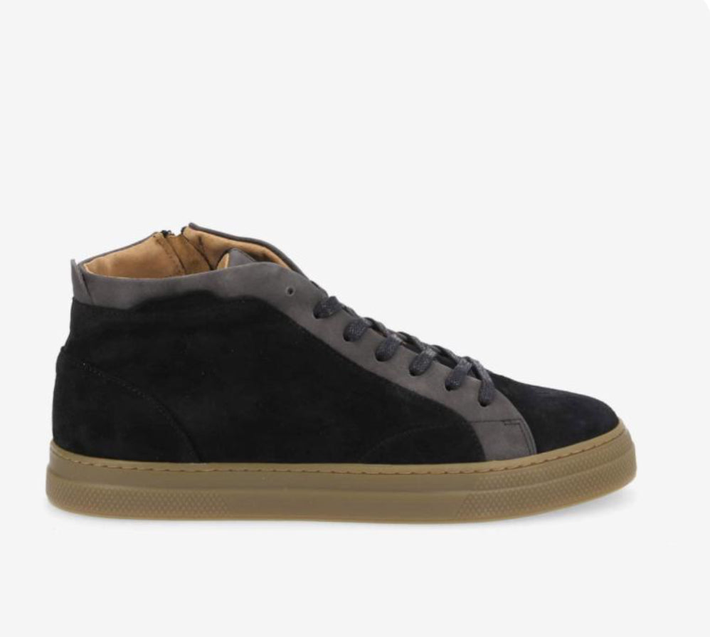 SPARK MID ZIP SUEDE/BRONX BLACK/BLACK