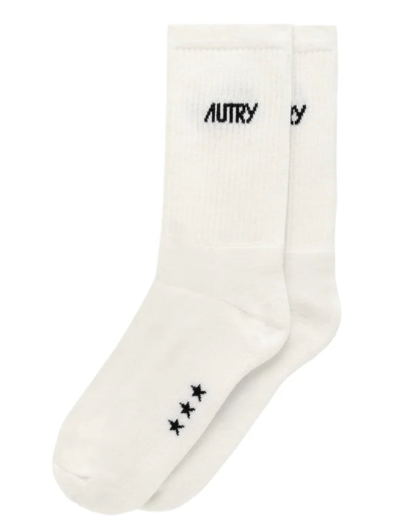 AUTRY SOCKS MAIN UNISEX STARS CREAM/BLACK