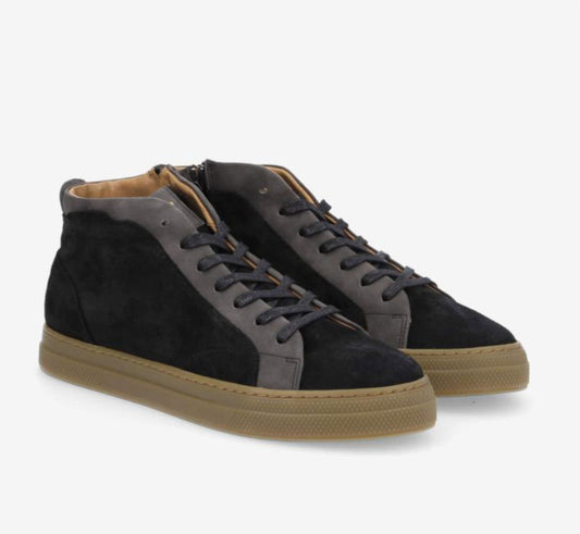 SPARK MID ZIP SUEDE/BRONX BLACK/BLACK