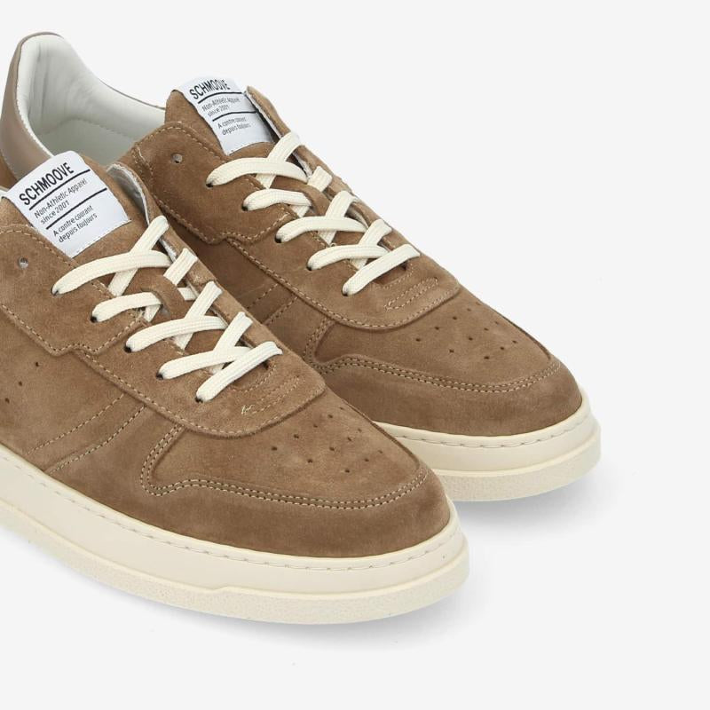 SCHMOOVE ORDER SNEAKER SUEDE/NAPPA - TAUPE