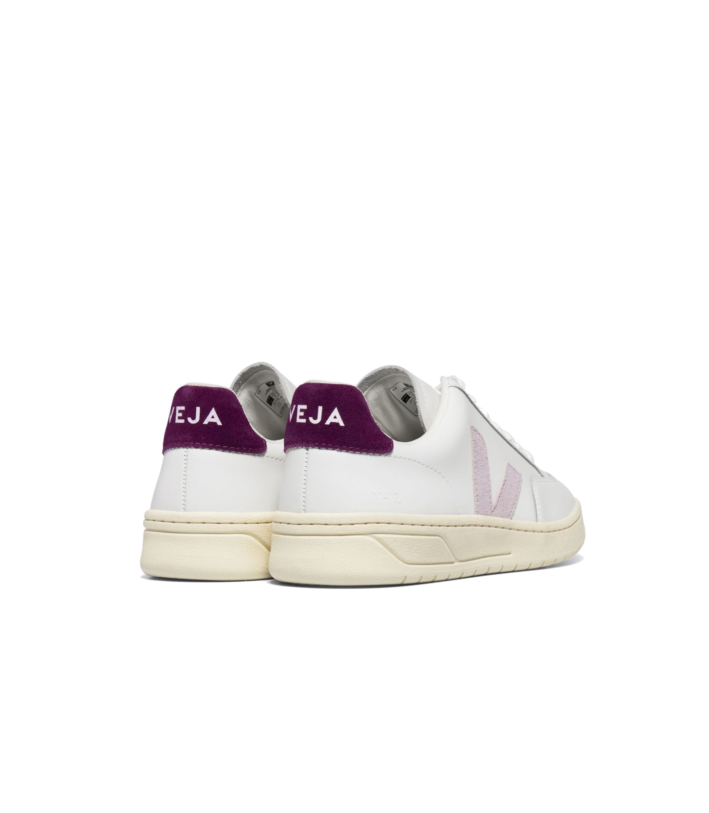 V-12 LEATHER WHITE PARME MAGENTA