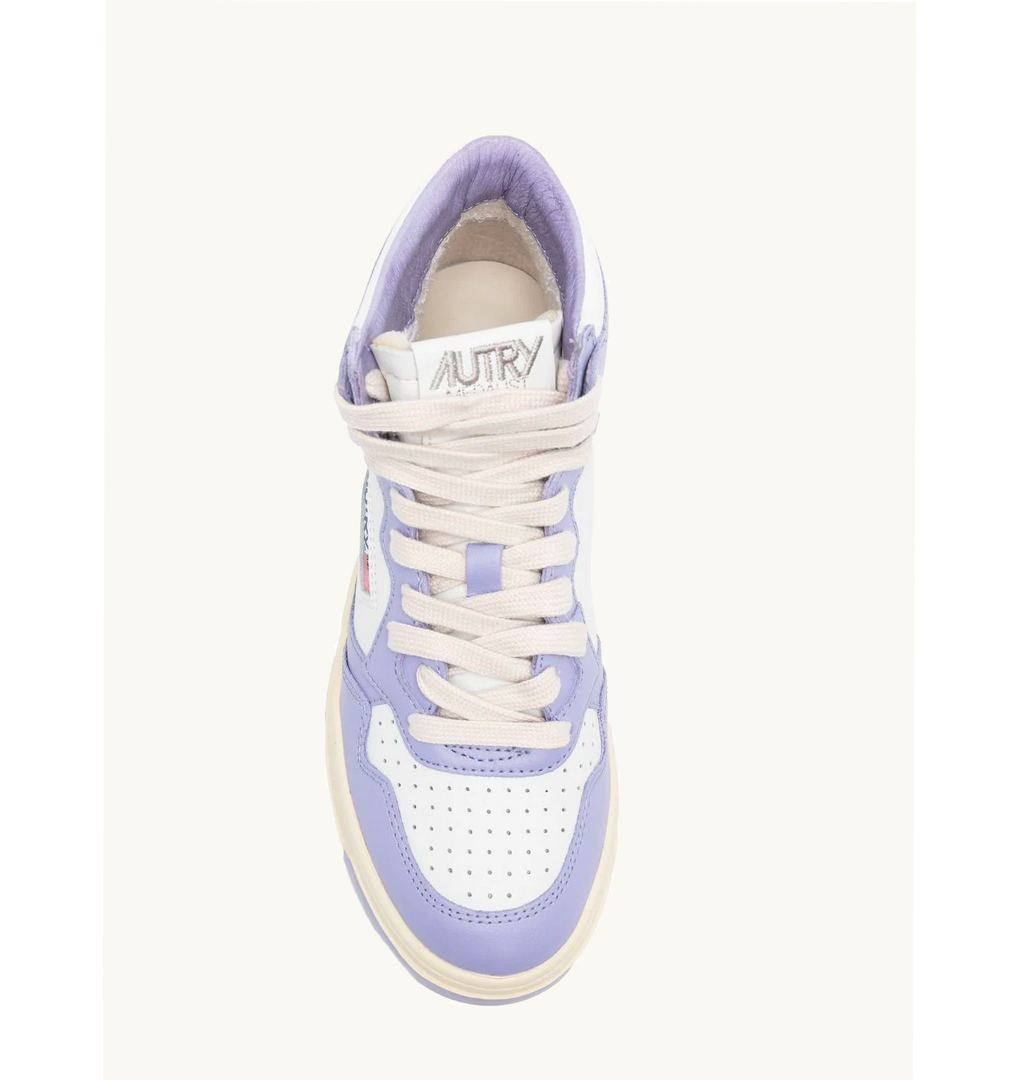 MEDALIST MID LEATHER WHITE/LAVENDER WB19