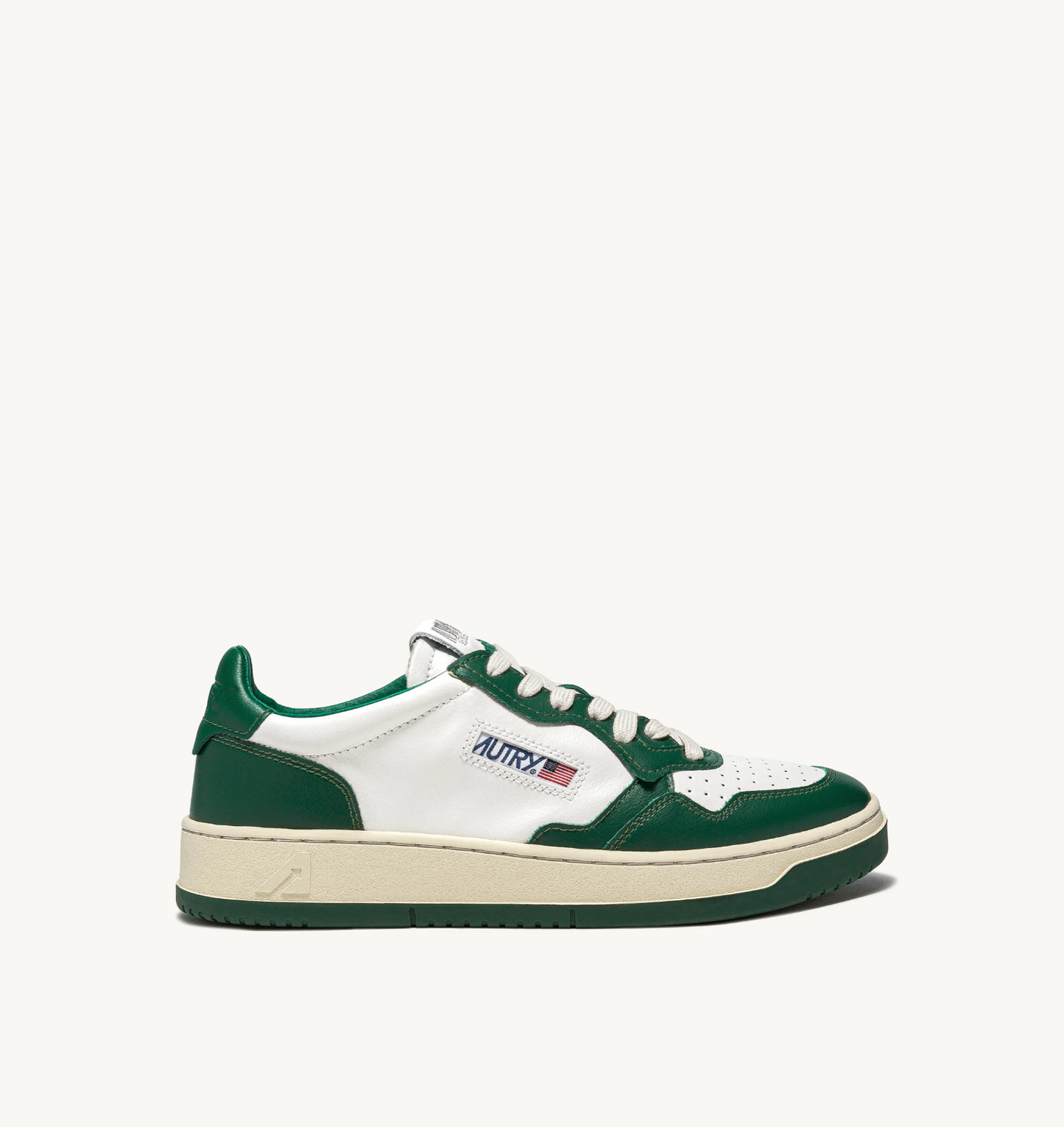 MEDALIST LOW WB03 LEATHER WHITE/GREEN
