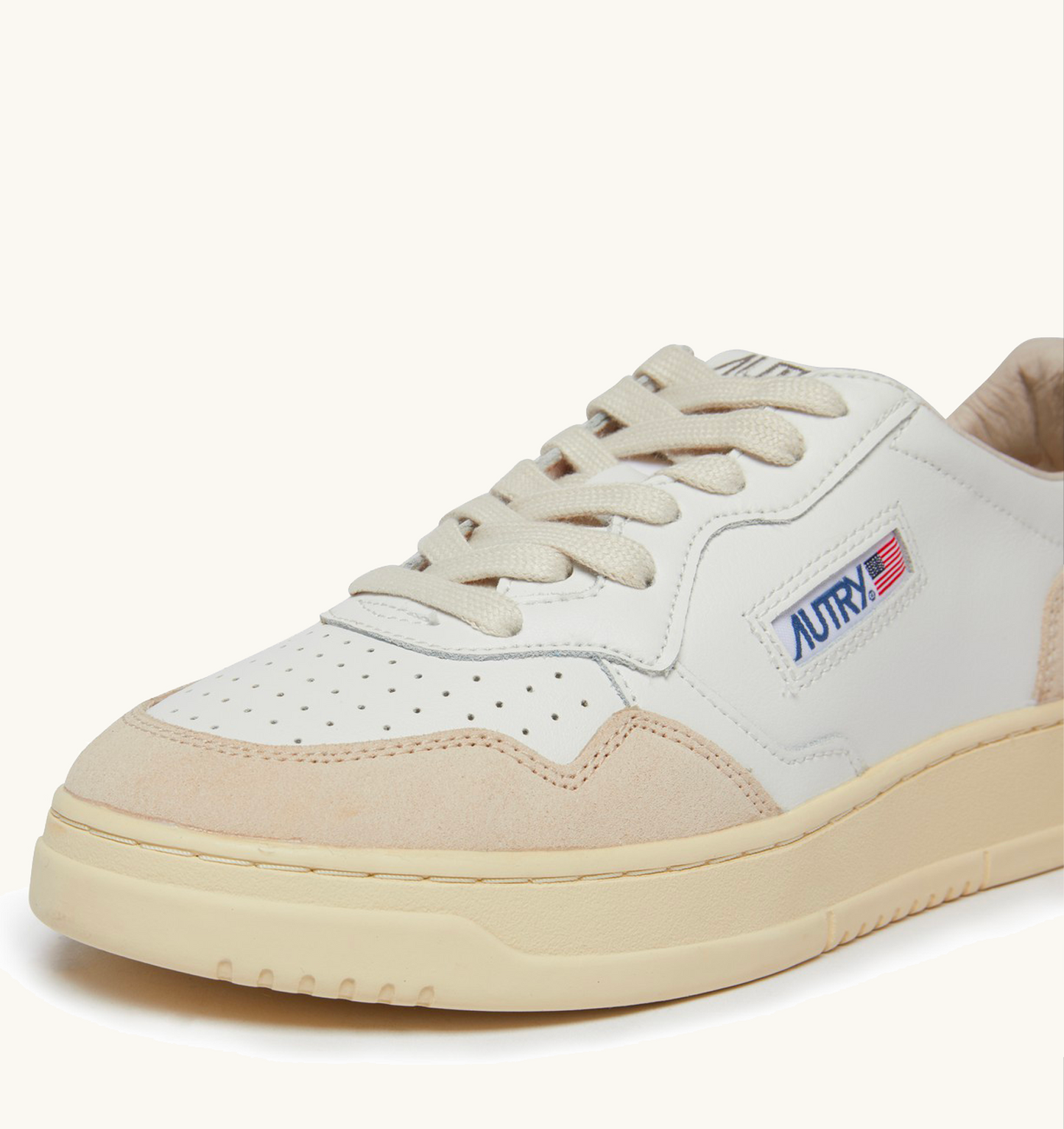 MEDALIST LOW SUEDE/LEATHER WHITE/LAVANDE