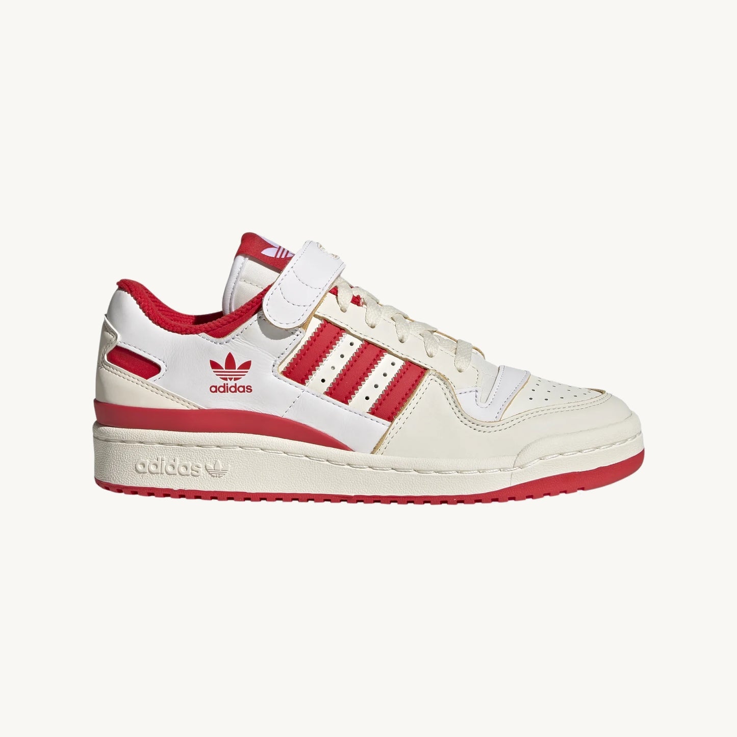 FORUM LOW WHITE/RED